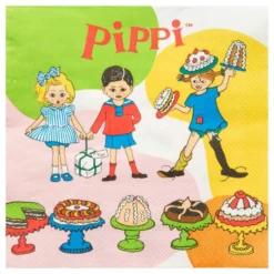 Servietter Pippi Langstrømpe