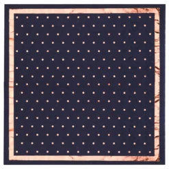 Servietter Prikkede Navy/Rosaguld