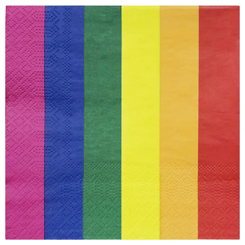 Servietter Rainbow