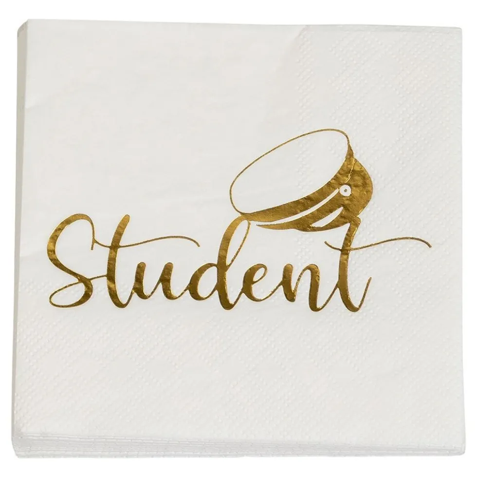 Servietter "Student" Guld