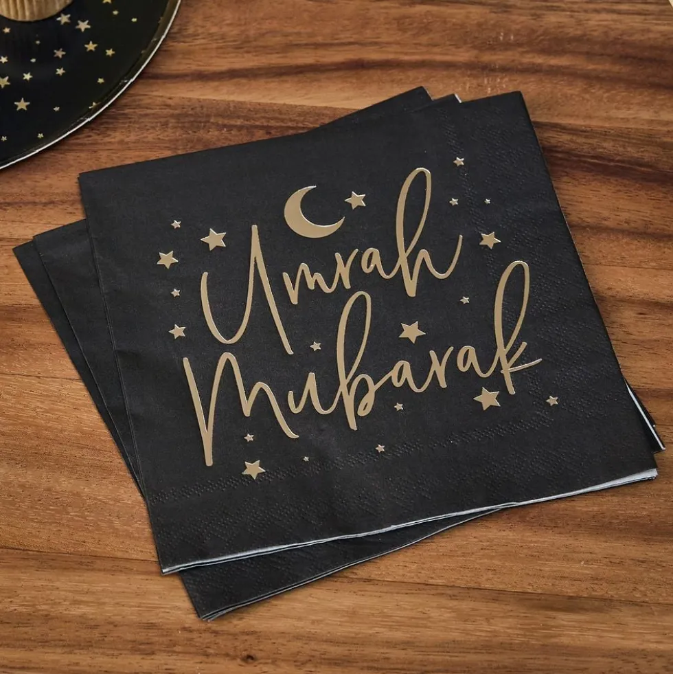 Servietter Umrah Mubarak