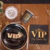 Servietter VIP Sort/Guld