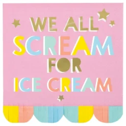 Servietter We All Scream For Ice Cream