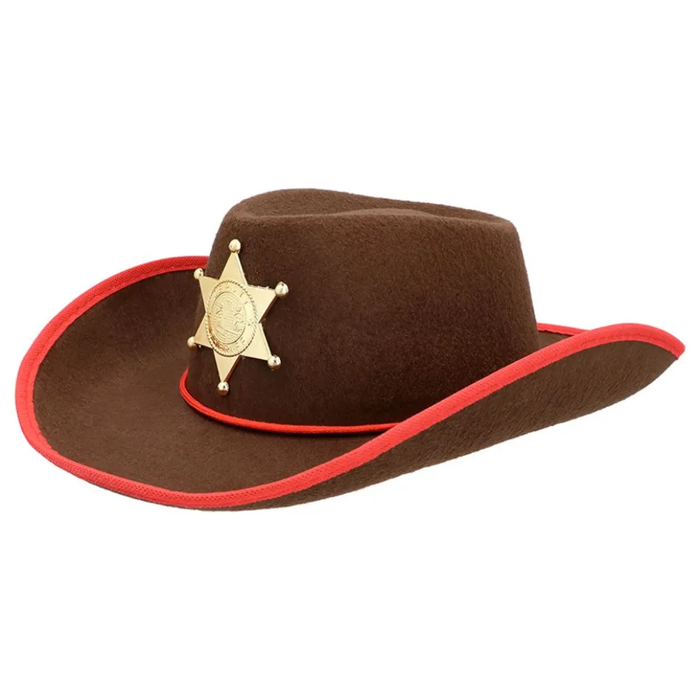 Sheriffhat Brun til Børn