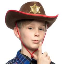 Sheriffhat Brun til Børn