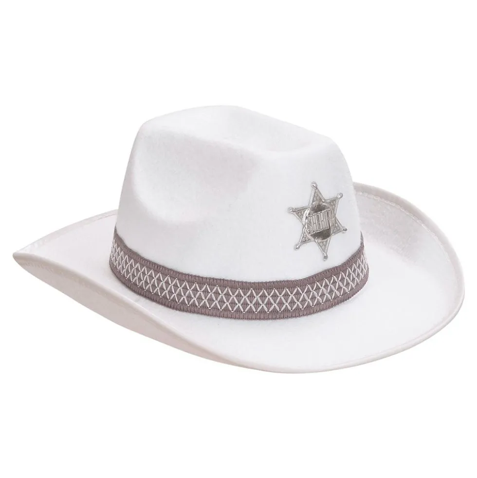Sheriffhat Hvid