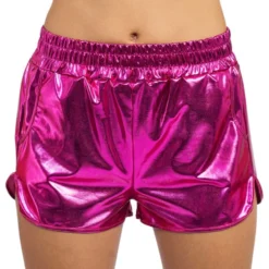Shorts Metallic Lyserød