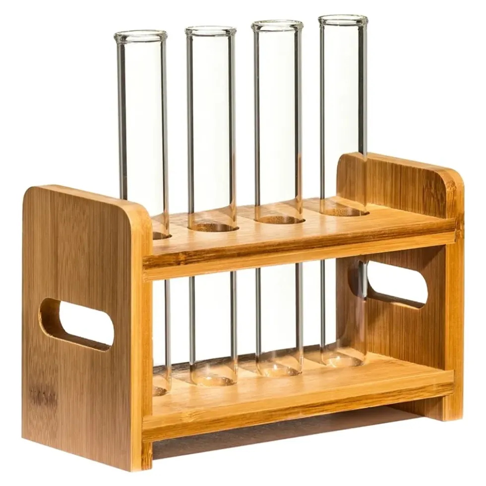 Shotglas Reagensglas i Stativ