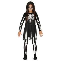 Skelet Børnekostume