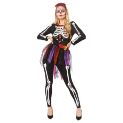 Skelet Damekostume