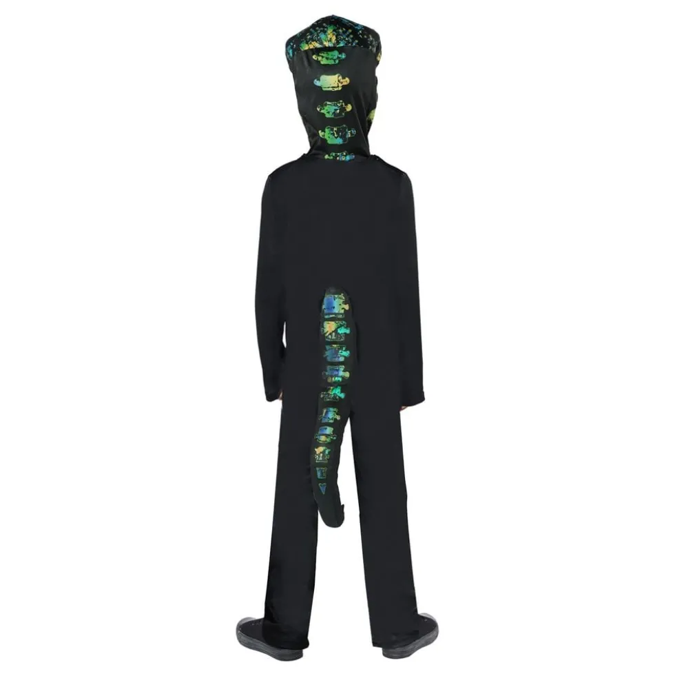 Skelet Dino Børnekostume