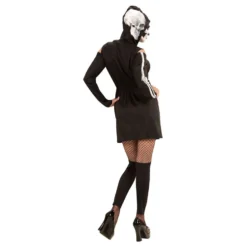 Skeletkjole med Hætte Kostume