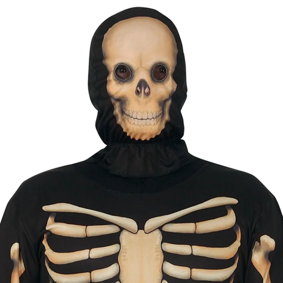 Skelet med Penis Kostume