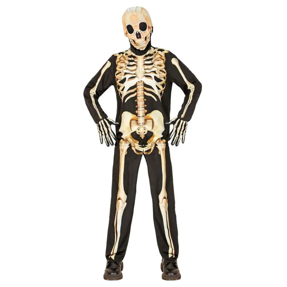 Skelet Tracksuit Børnekostume