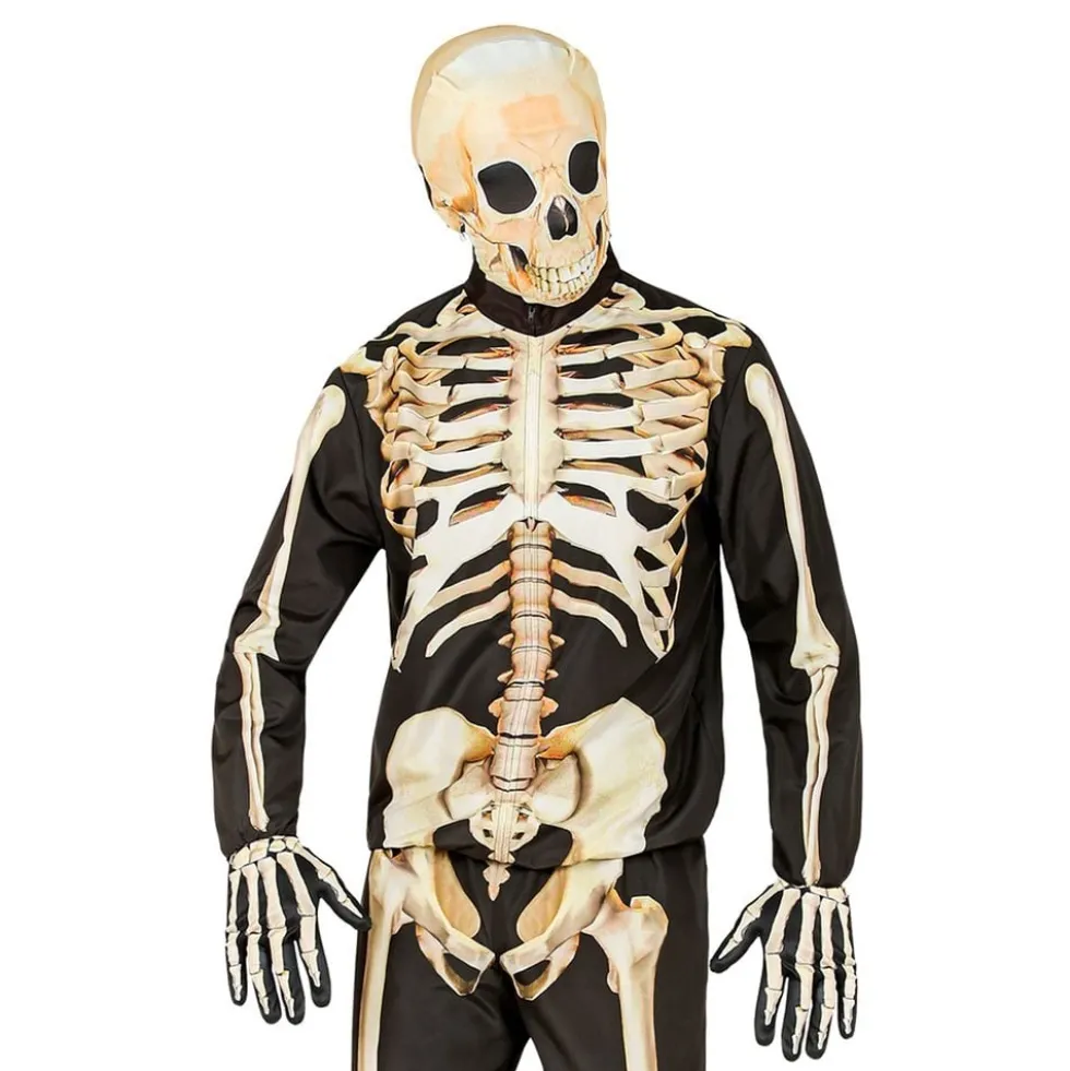 Skelet Tracksuit Børnekostume