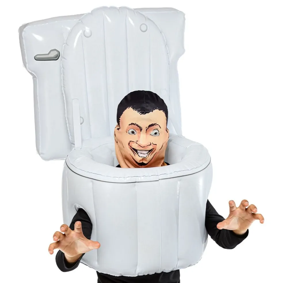 Skibidi Toilet Man Børnekostume