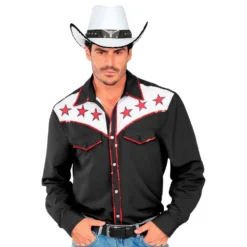 Skjorte Rodeo Cowboy Sort