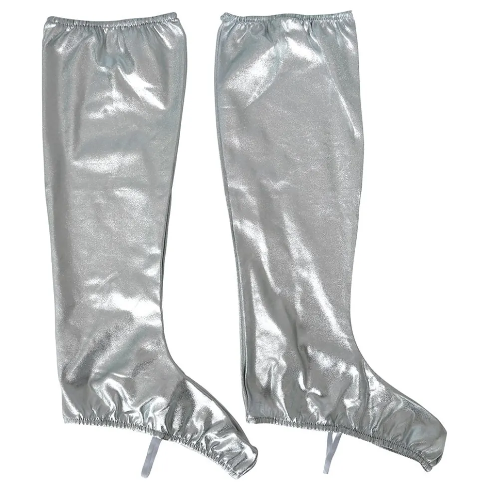 Skoovertræk Sølv Metallic