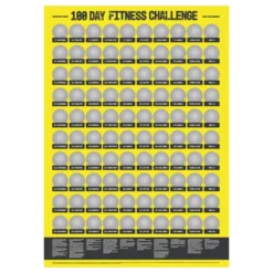 Skrabetavle 100 Day Fitness Challenge