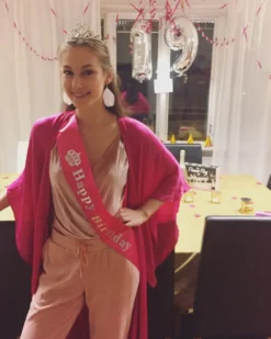 Skråbånd Happy Birthday