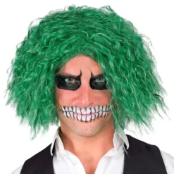 Skør Joker Grøn Paryk