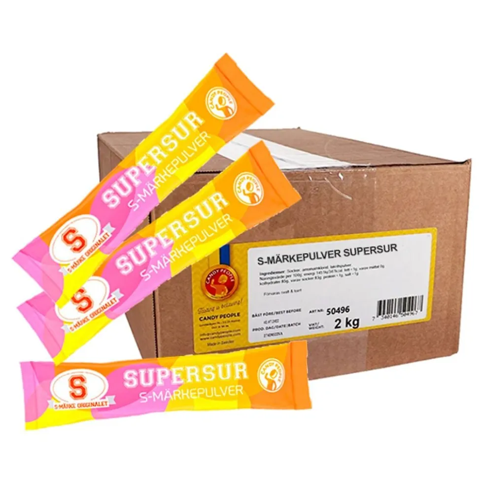 S-Mærkepulver Supersur Storpak