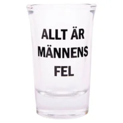 Snapseglas med Tekst