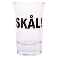 Snapseglas med Tekst
