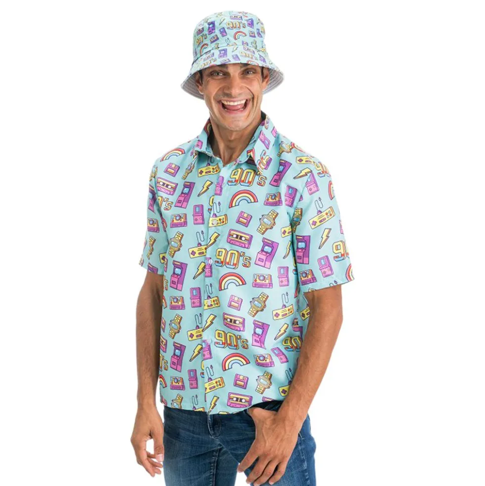 Solhat 90's Blå