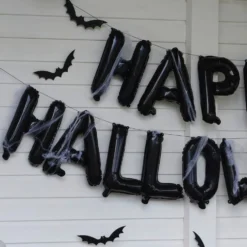Sort Ballonguirlande Halloween