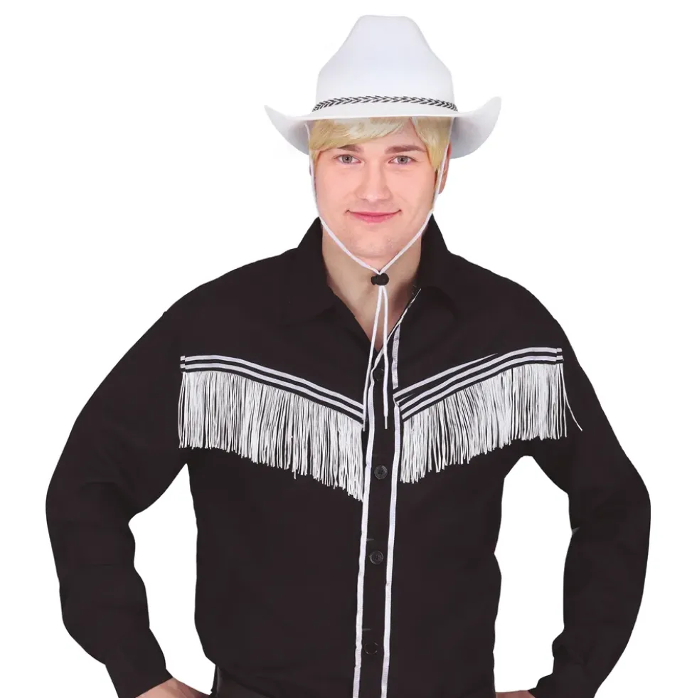 Sort Cowboyskjorte Herre