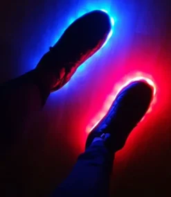 Sorte LED Sko