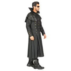 Sort Frakke Halloweenkostume