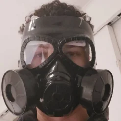 Sort Gasmaske