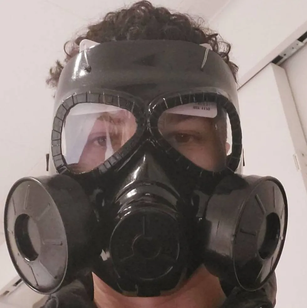 Sort Gasmaske