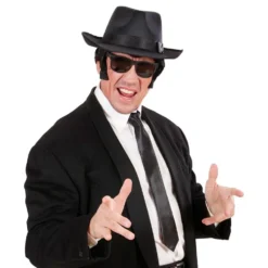 Sort satinslips