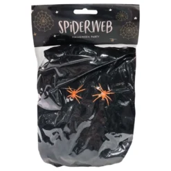Sort Spindelvæv med Edderkopper