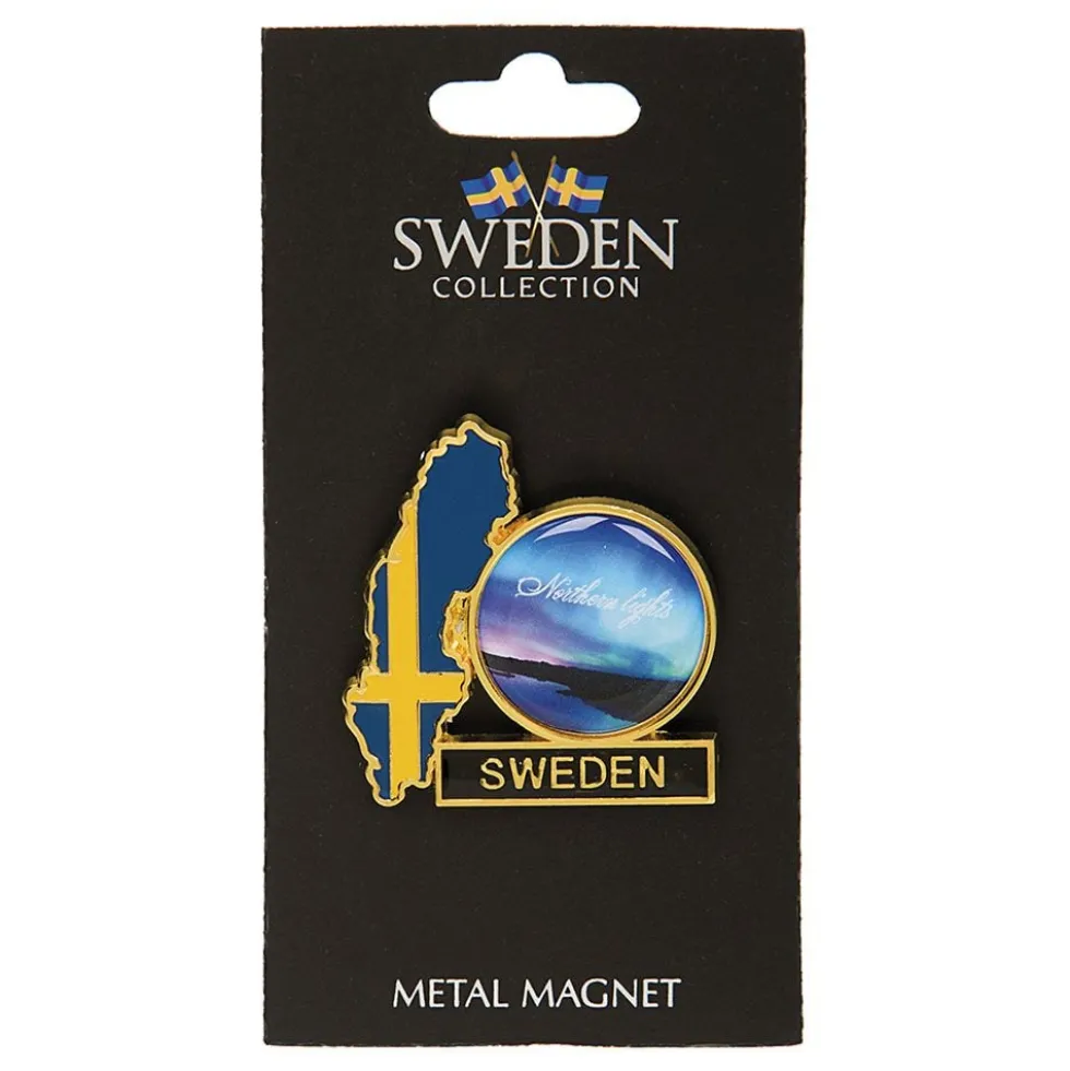 Souvenir Køleskabsmagnet Sweden Northern Lights