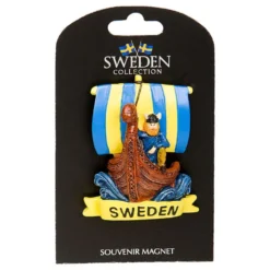 Souvenir Magnet Vikingeskib Sverige