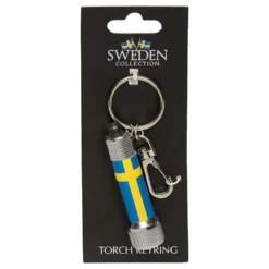 Souvenir Nøglering Lommelygte Sweden