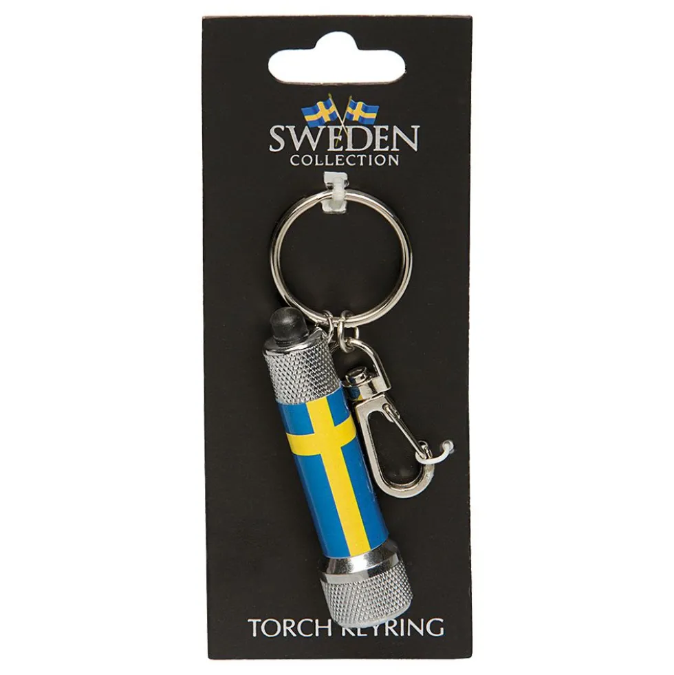 Souvenir Nøglering Lommelygte Sweden