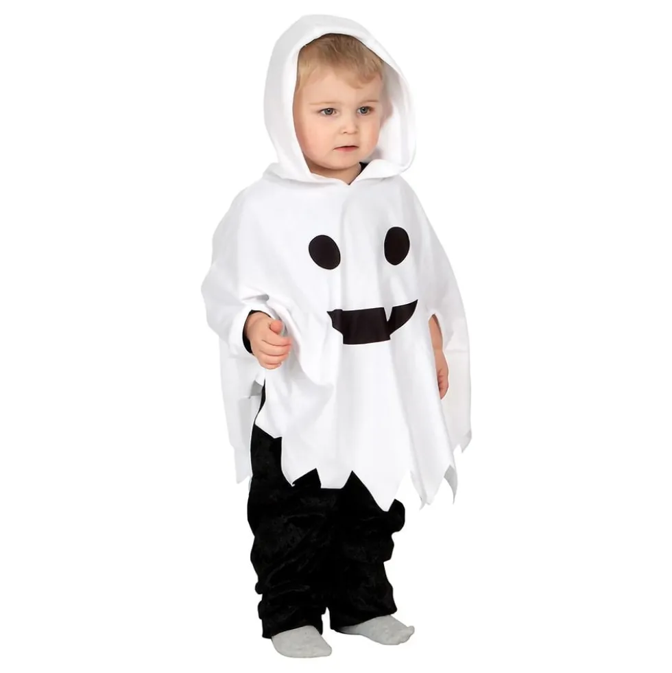 Spøgelsesponcho Børnekostume