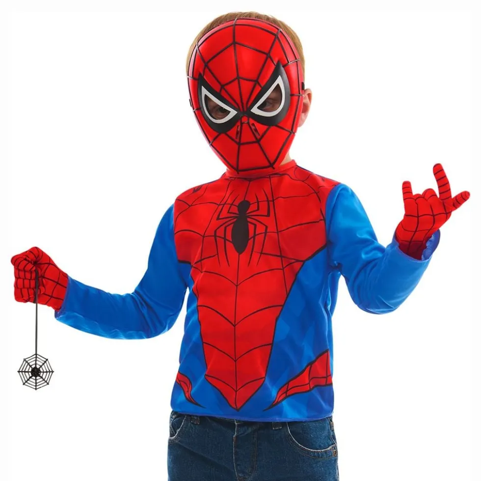 Spider-Man Udklædningskit til Børn Gaveæske