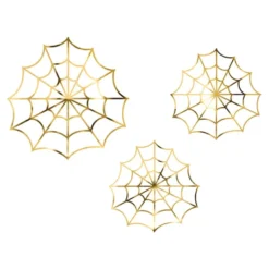 Spindelvæv Guld Metallic Dekoration