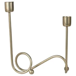 Spiral Julelysholder i Metal