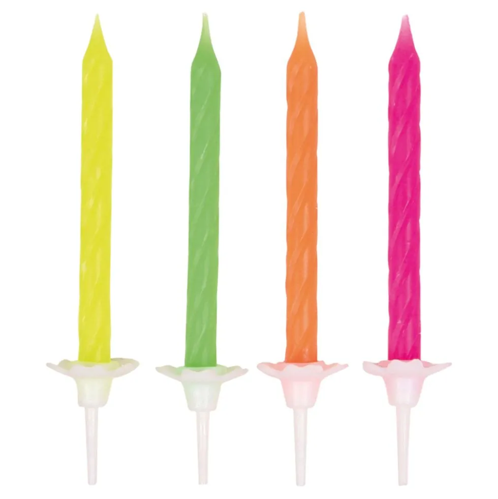 Spirallys Neon Flerfarvet