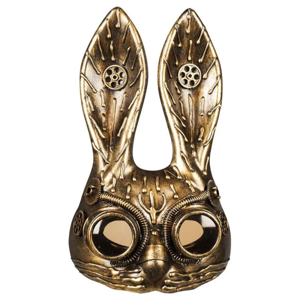 Steampunk Kanin Halvmaske