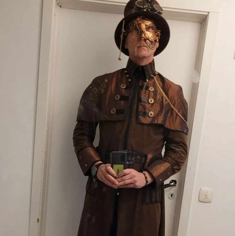 Steampunk Mand Kostume Deluxe
