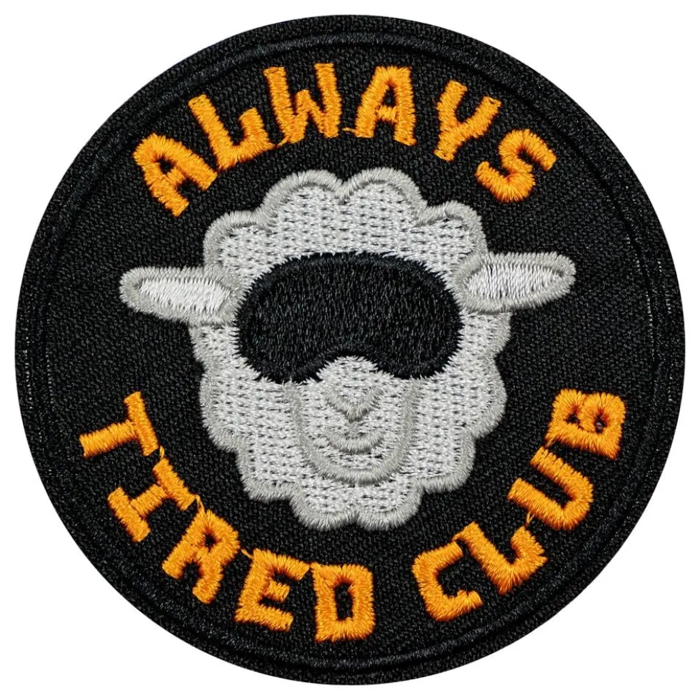 Stofmærke Always Tired Club