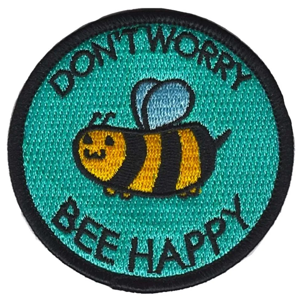 Stofmærke Don't Worry, Bee Happy